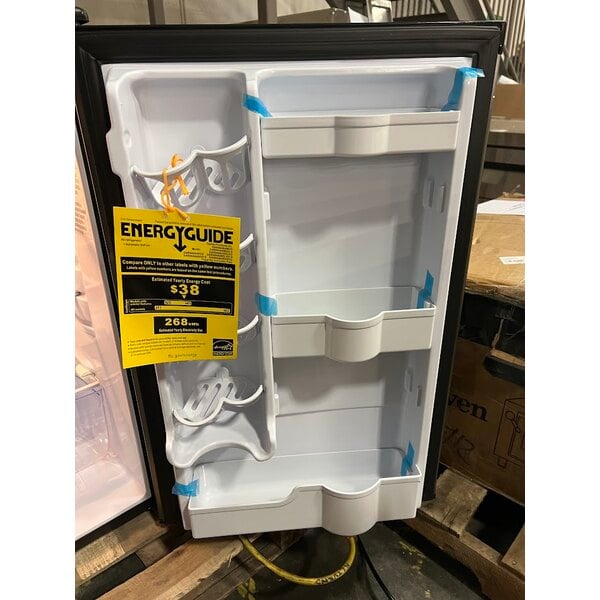 Scratch and Dent Danby DAR044A4BSLDD Designer 4.4 Cu. Ft. Stainless Steel Solid Door Reach-In Refrigerator