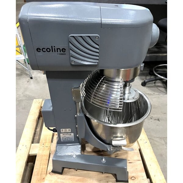 Scratch and Dent Ecoline by Hobart EMM20-1STD 20 Qt. Planetary Stand Mixer with Guard & Standard Accessories - 120V, 1 HP