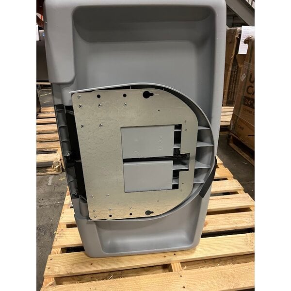 Scratch and Dent Koala Kare KB300-01SS Gray Horizontal Surface-Mounted Baby Changing Station with Stainless Steel Veneer