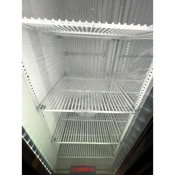 Scratch and Dent True GDM-35F-HC~TSL01 39 1/2" Black Glass Door Merchandiser Freezer with LED Lighting