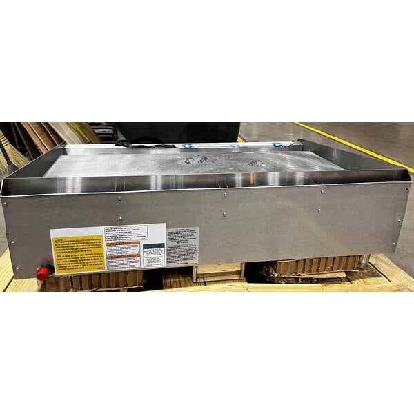 Scratch and Dent Wolf by Vulcan AGM48-LP Liquid Propane 48" Heavy-Duty Gas Countertop Griddle with Manual Controls - 108,000 BTU