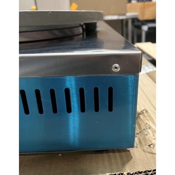 Scratch and Dent Carnival King CM16DBL 16" Dual Steel Crepe Maker - 208/240V