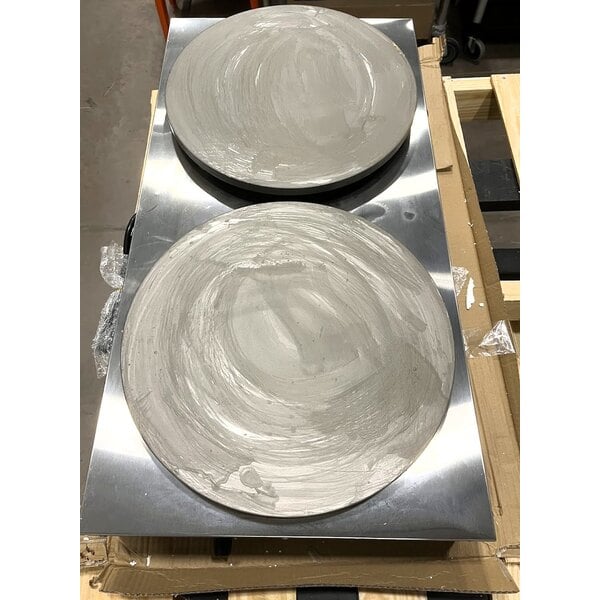 Scratch and Dent Carnival King CM16DBL 16" Dual Steel Crepe Maker - 208/240V