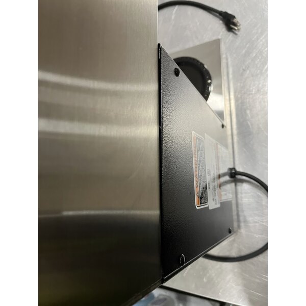 Scratch and Dent Bunn 33200.0015 VPR Black 12 Cup Pourover Coffee Brewer with 1 Upper and 1 Lower Warmer and 2 Glass Decanters - 120V