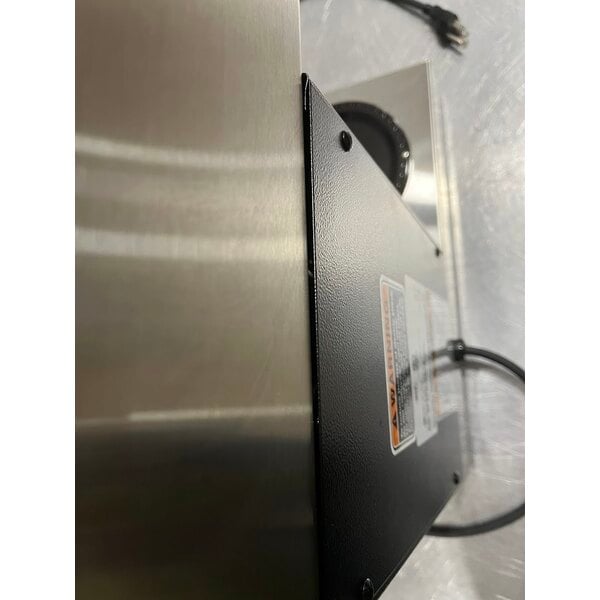 Scratch and Dent Bunn 33200.0015 VPR Black 12 Cup Pourover Coffee Brewer with 1 Upper and 1 Lower Warmer and 2 Glass Decanters - 120V