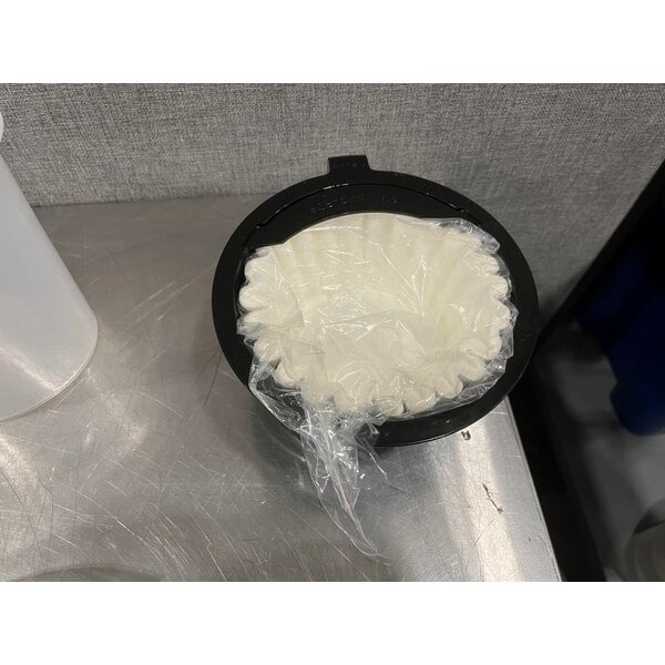 Scratch and Dent Bunn 33200.0015 VPR Black 12 Cup Pourover Coffee Brewer with 1 Upper and 1 Lower Warmer and 2 Glass Decanters - 120V