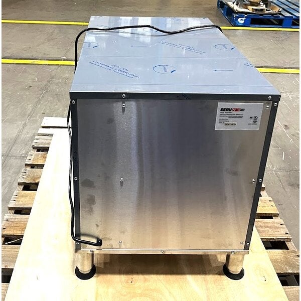 Scratch and Dent ServIt WDNFS-2 Double Narrow Freestanding Drawer Warmer - 900W, 120V