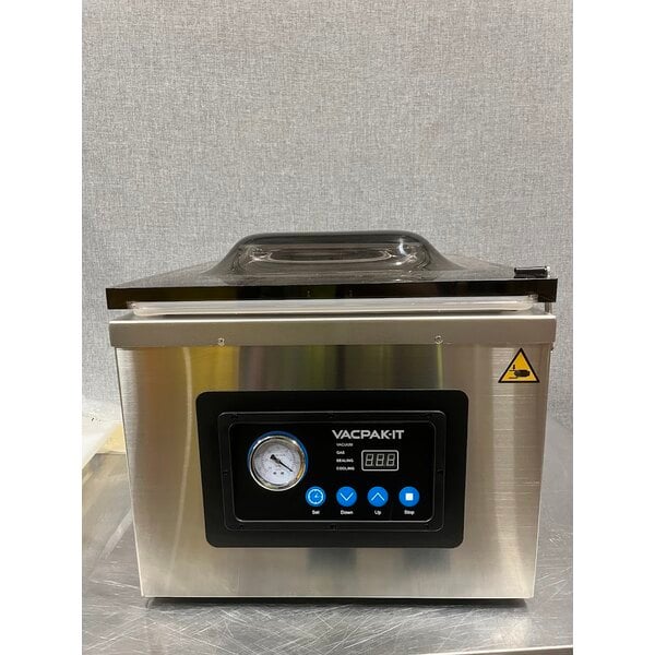 Scratch and Dent VacPak-It VMC16 Chamber Vacuum Packaging Machine with 16" Seal Bar and Oil Pump