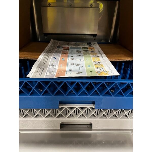 Scratch and Dent Hobart LXNR-5 Advansys High Temperature Undercounter Dishwasher with Energy Recovery - 208-240V, 3 Phase