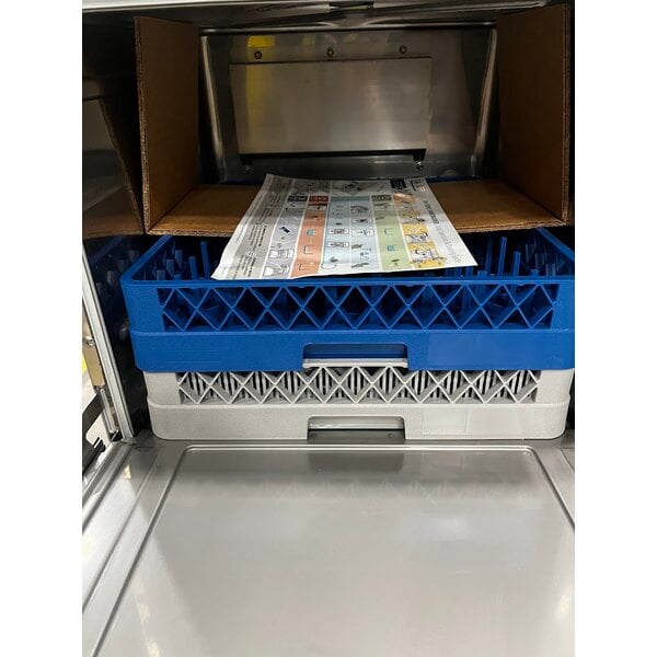 Scratch and Dent Hobart LXNR-5 Advansys High Temperature Undercounter Dishwasher with Energy Recovery - 208-240V, 3 Phase