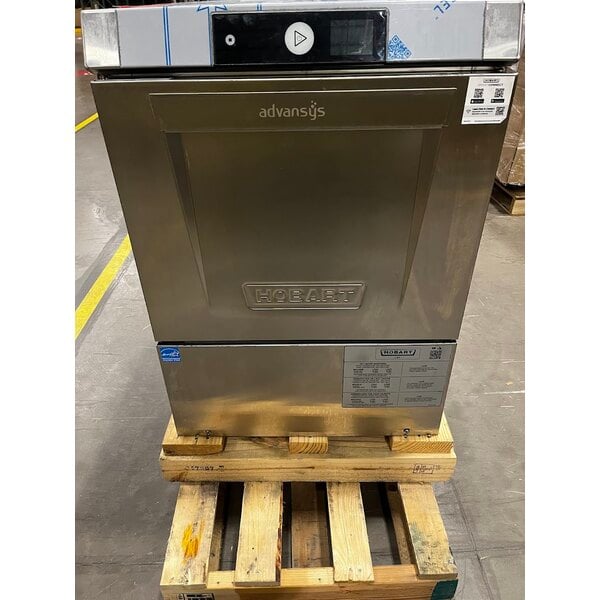 Scratch and Dent Hobart LXNR-5 Advansys High Temperature Undercounter Dishwasher with Energy Recovery - 208-240V, 3 Phase