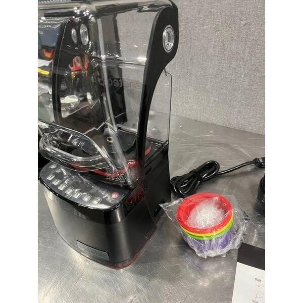 Scratch and Dent Blendtec SNBS2C2901-B1K Stealth 895 3.8 hp Nitro Blender with Sound Enclosure and Jarless Blending - 120V