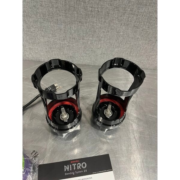 Scratch and Dent Blendtec SNBS2C2901-B1K Stealth 895 3.8 hp Nitro Blender with Sound Enclosure and Jarless Blending - 120V