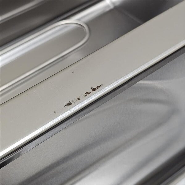 Scratch and Dent Avantco STE-4SA Four Pan Open Well Electric Steam Table with Undershelf - 120V, 2000W