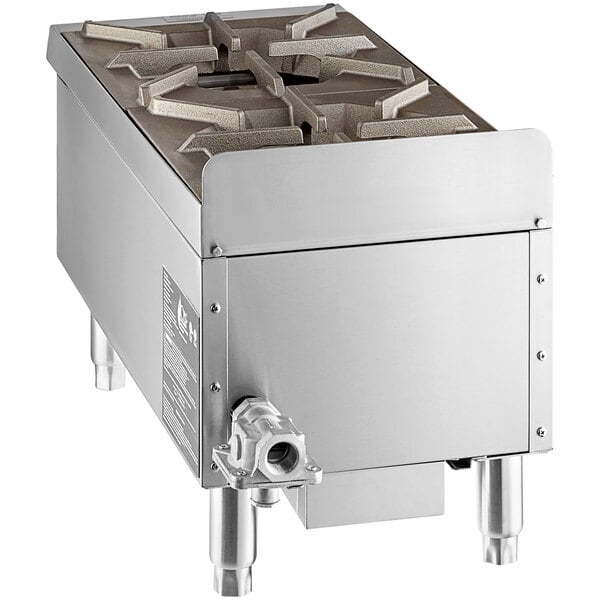 Scratch and Dent Cooking Performance Group R-CPG-12-NL 2 Burner Gas Countertop Range / Hot Plate - 44,000 BTU