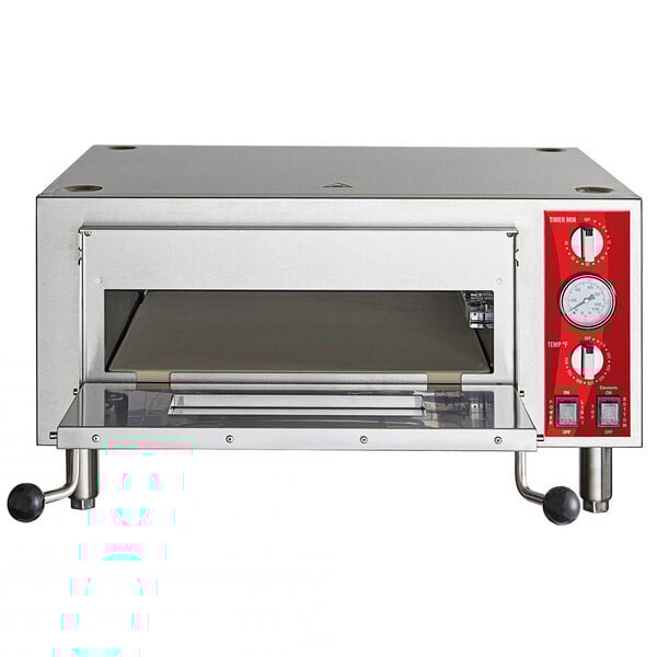 Scratch and Dent Avantco DPO-18-S Single Deck Countertop Pizza/Bakery Oven - 1700W, 120V