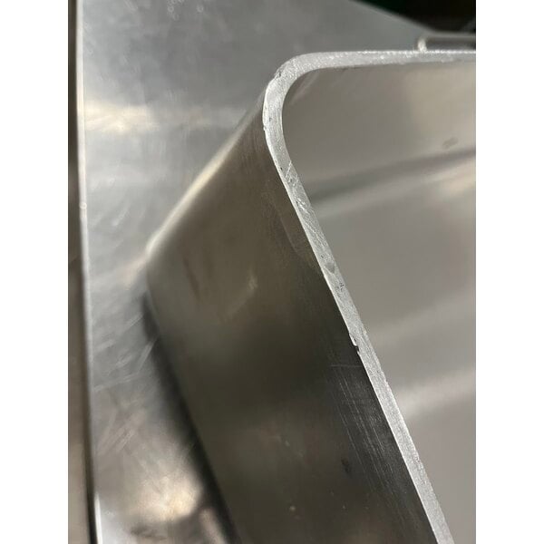 Scratch and Dent Vollrath 68391 Wear-Ever 42 Qt. Aluminum Roasting Pan with Handles - 20 7/8" x 17 3/8" x 7"