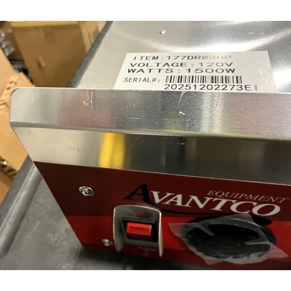 Scratch and Dent Avantco 177DRWRHP Holding / Proofing Control Drawer Assembly