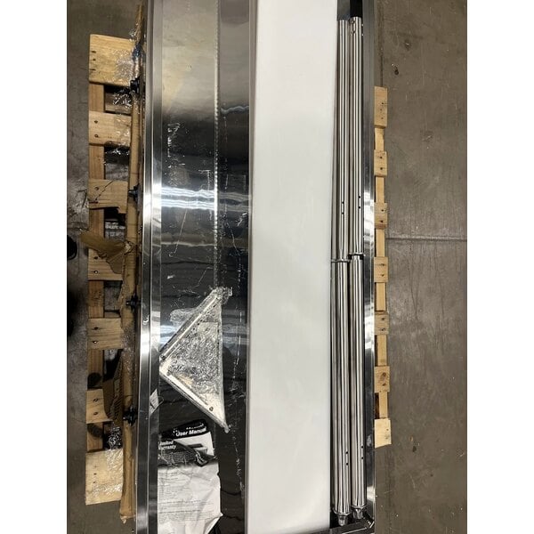 Scratch and Dent Avantco STE-4SA Four Pan Open Well Electric Steam Table with Undershelf - 120V, 2000W