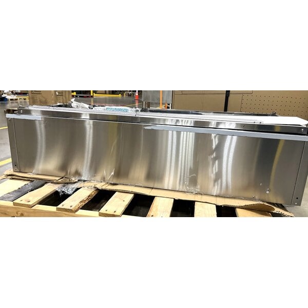 Scratch and Dent Avantco STE-4SA Four Pan Open Well Electric Steam Table with Undershelf - 120V, 2000W