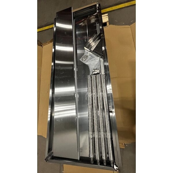 Scratch and Dent Avantco STE-4SH Four Pan Open Well Electric Steam Table with Undershelf - 208/240V, 3000W