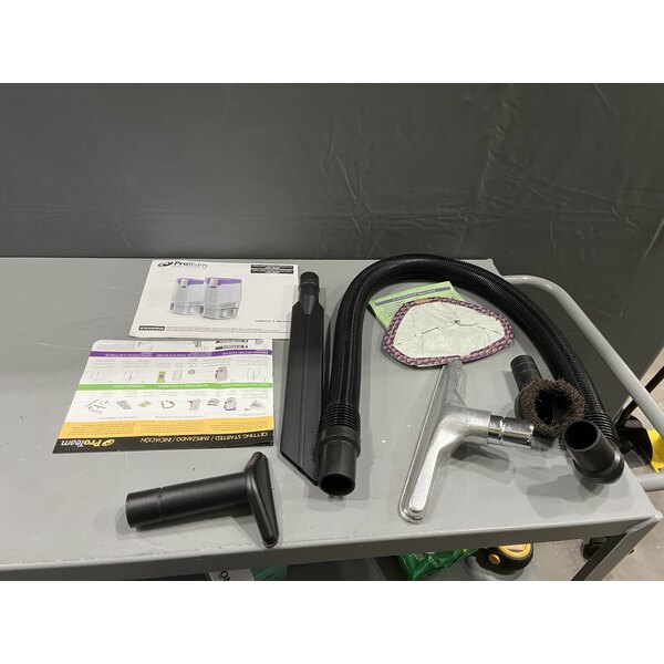 Scratch and Dent ProTeam GoFit® 3 107777 8.0 Ah 3 Qt. Cordless Backpack Vacuum with 106502 AviationVac Kit
