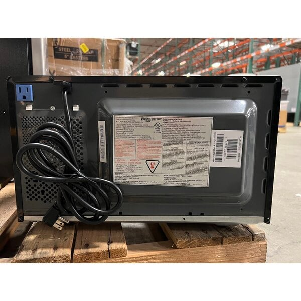 Scratch and Dent Danby 3.1MF7-7B1S MicroFridge 3.1 Cu. Ft. Stainless Steel Solid Two Door Reach-In Refrigerator / Freezer with Microwave