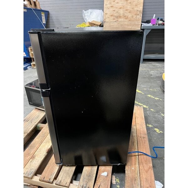 Scratch and Dent Danby 3.1MF7-7B1S MicroFridge 3.1 Cu. Ft. Stainless Steel Solid Two Door Reach-In Refrigerator / Freezer with Microwave