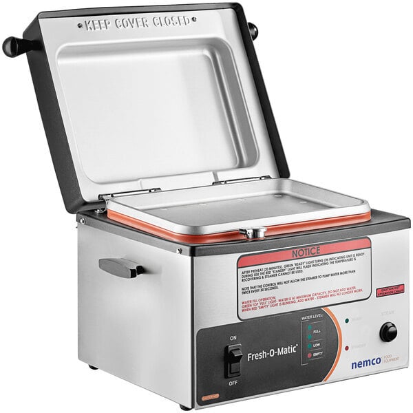 Scratch and Dent Nemco 6625B Fresh-O-Matic Countertop Rethermalizer and Tortilla / Portion Steamer - 120V