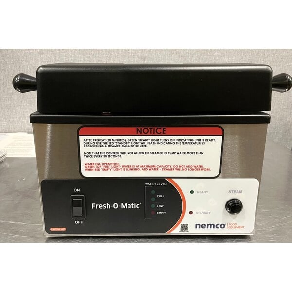 Scratch and Dent Nemco 6625B Fresh-O-Matic Countertop Rethermalizer and Tortilla / Portion Steamer - 120V