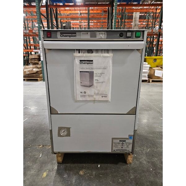 Scratch and Dent Champion UH-140B High Temperature Undercounter Dishwasher - 208/240V, 1 Phase