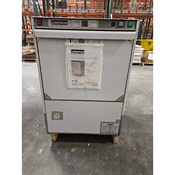 Scratch and Dent Champion UH-140B High Temperature Undercounter Dishwasher - 208/240V, 1 Phase