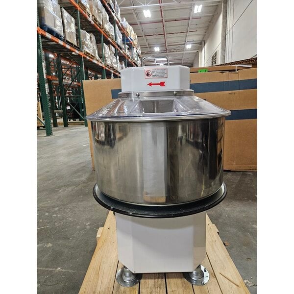 Scratch and Dent Sirman 40875766 HERCULES 50 TA 55 Qt. / 88 lb. Spiral Dough Mixer with Tilting Head and Removable Bowl - 2 hp, 220V