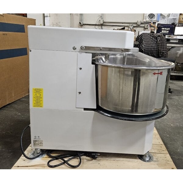 Scratch and Dent Sirman 40875766 HERCULES 50 TA 55 Qt. / 88 lb. Spiral Dough Mixer with Tilting Head and Removable Bowl - 2 hp, 220V