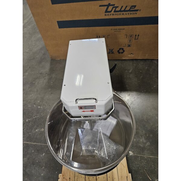 Scratch and Dent Sirman 40875766 HERCULES 50 TA 55 Qt. / 88 lb. Spiral Dough Mixer with Tilting Head and Removable Bowl - 2 hp, 220V