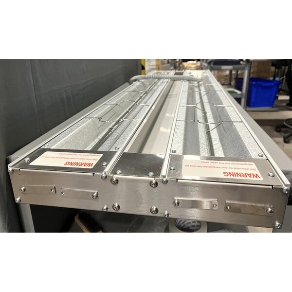Scratch and Dent ServIt 60" Double Strip Warmer with Dual Adjustable Infinite Controls - 120V, 2,200W