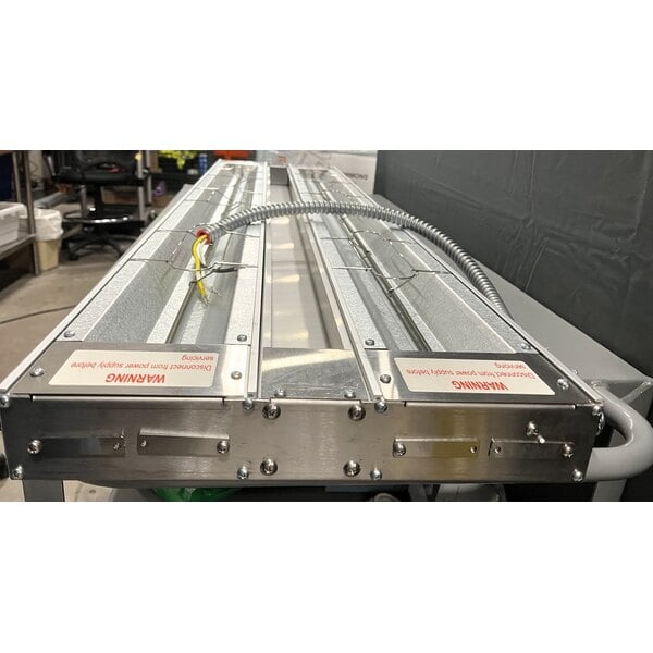 Scratch and Dent ServIt 60" Double Strip Warmer with Dual Adjustable Infinite Controls - 120V, 2,200W