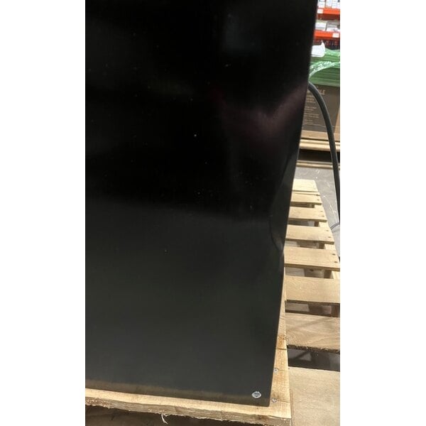 Scratch and Dent Beverage-Air BB48HC-1-PT-B 48" Black Underbar Height Solid Door Pass-Through Back Bar Refrigerator