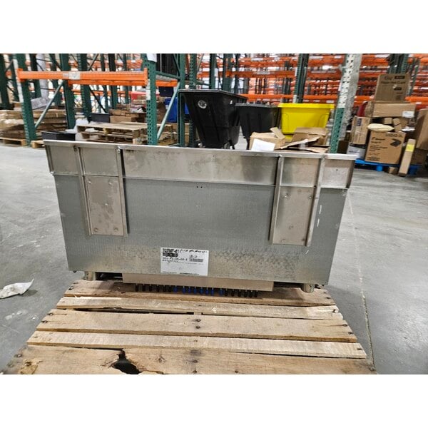 Scratch and Dent Regency 21" x 36" Underbar Ice Bin with 10 Circuit Post-Mix Cold Plate and Bottle Holders - 79 lb.