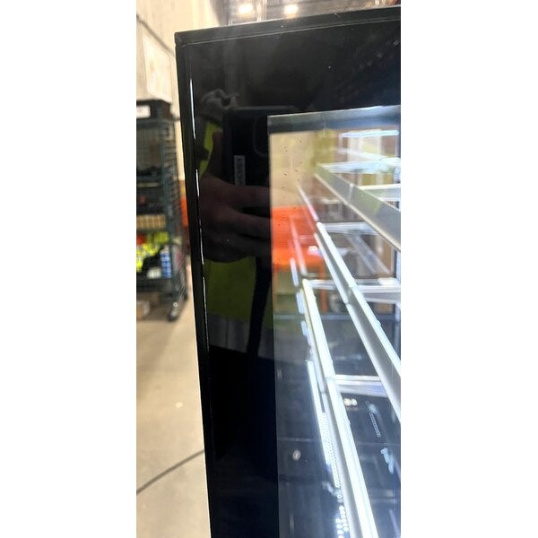 Scratch and Dent Avantco BCFD-72 70 7/8" Black Square Dry Bakery Display Case with LED Lighting