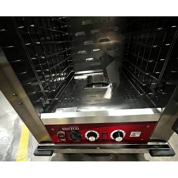 Scratch and Dent Avantco HPESDC-1836 Full Size Vacuum-Insulated Heated Holding / Proofing Cabinet with Clear Dutch Doors - 120V
