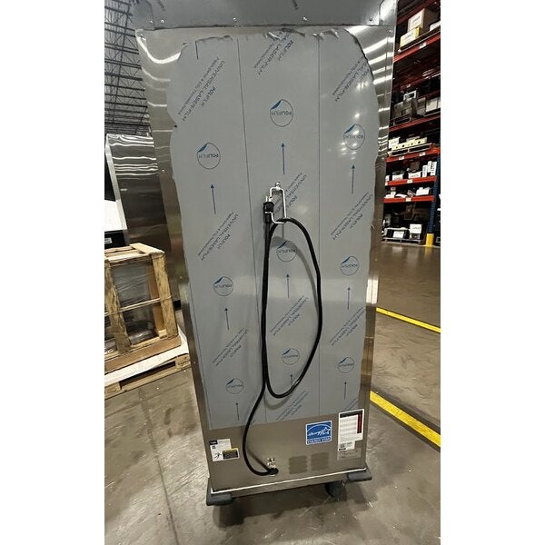 Scratch and Dent Avantco HPESDC-1836 Full Size Vacuum-Insulated Heated Holding / Proofing Cabinet with Clear Dutch Doors - 120V