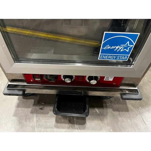 Scratch and Dent Avantco HPESDC-1836 Full Size Vacuum-Insulated Heated Holding / Proofing Cabinet with Clear Dutch Doors - 120V