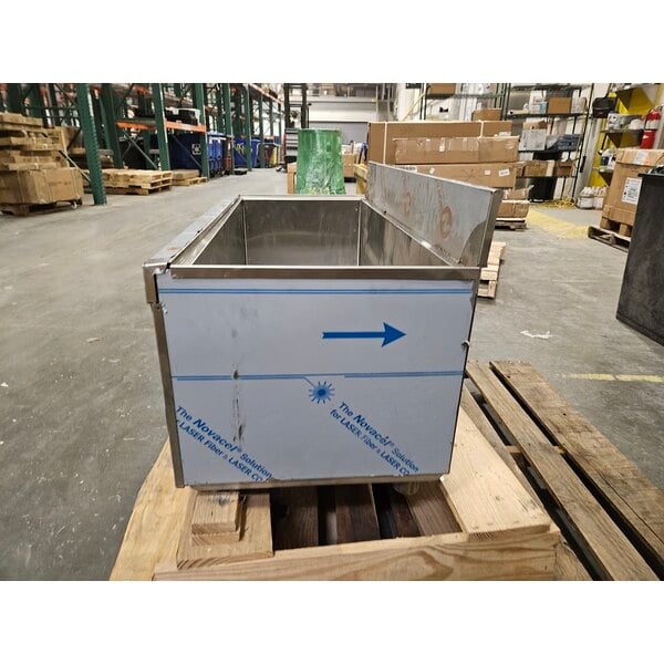 Scratch and Dent Regency 21" x 36" Underbar Ice Bin with 10 Circuit Post-Mix Cold Plate and Bottle Holders - 79 lb.