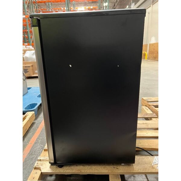 Scratch and Dent Danby DAR044A4BSLDD Designer 4.4 Cu. Ft. Stainless Steel Solid Door Reach-In Refrigerator