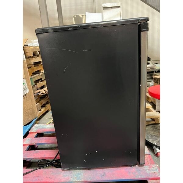Scratch and Dent Danby DAR044A4BSLDD Designer 4.4 Cu. Ft. Stainless Steel Solid Door Reach-In Refrigerator