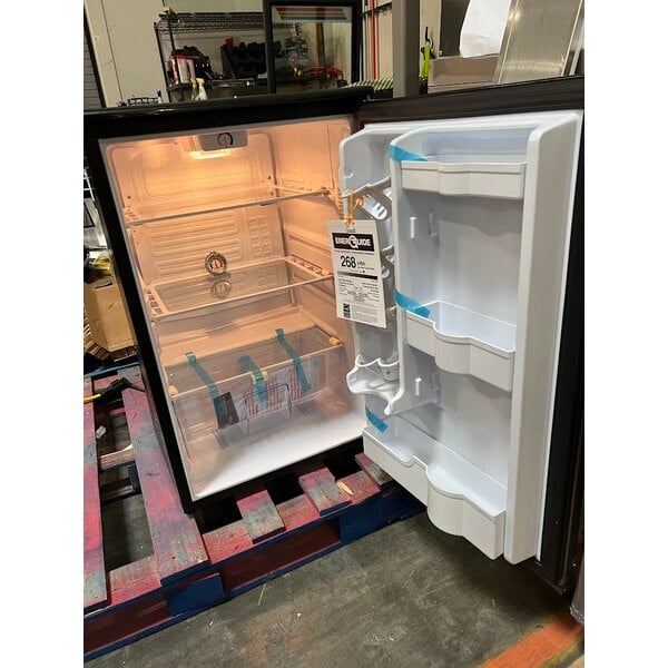 Scratch and Dent Danby DAR044A4BSLDD Designer 4.4 Cu. Ft. Stainless Steel Solid Door Reach-In Refrigerator
