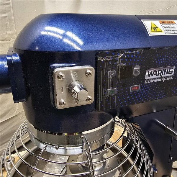 Scratch and Dent Waring Luna WSM20LT 20 Qt. Planetary Stand Mixer with Guard, Timer, and Standard Accessories - 120V, 1 hp