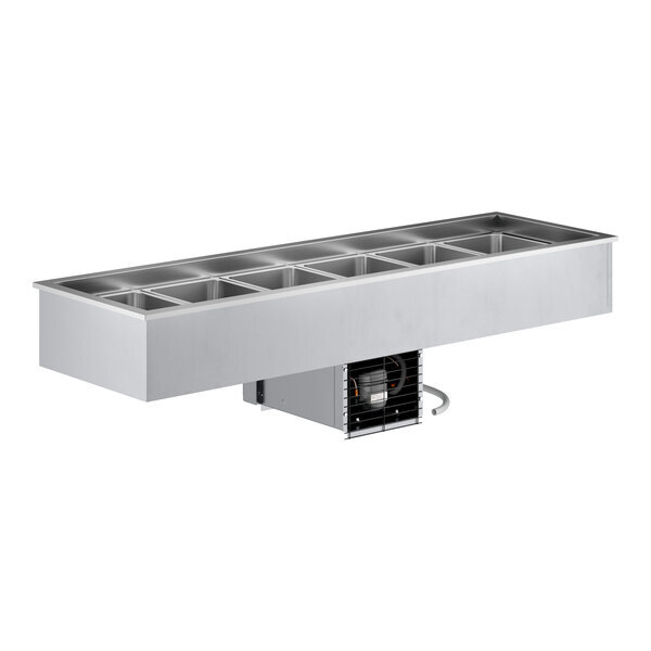Scratch and Dent ServIt SDC-6A Six Pan Drop-In Refrigerated Cold Food Well - 120V
