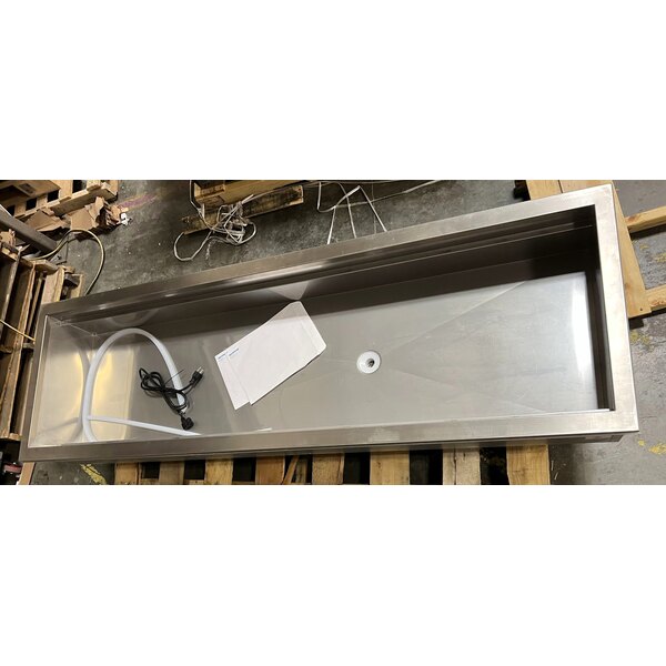 Scratch and Dent ServIt SDC-6A Six Pan Drop-In Refrigerated Cold Food Well - 120V